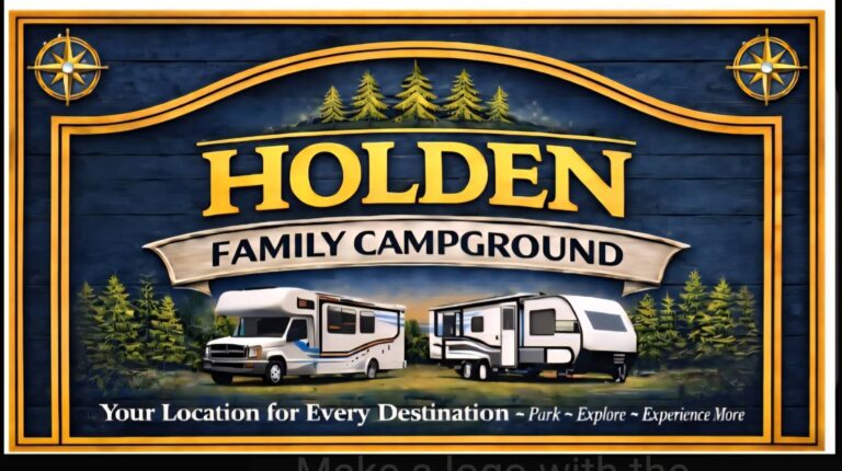 Campground sign